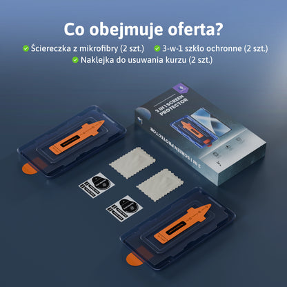 3-w-1 Szkło Ochronne - Xiaomi