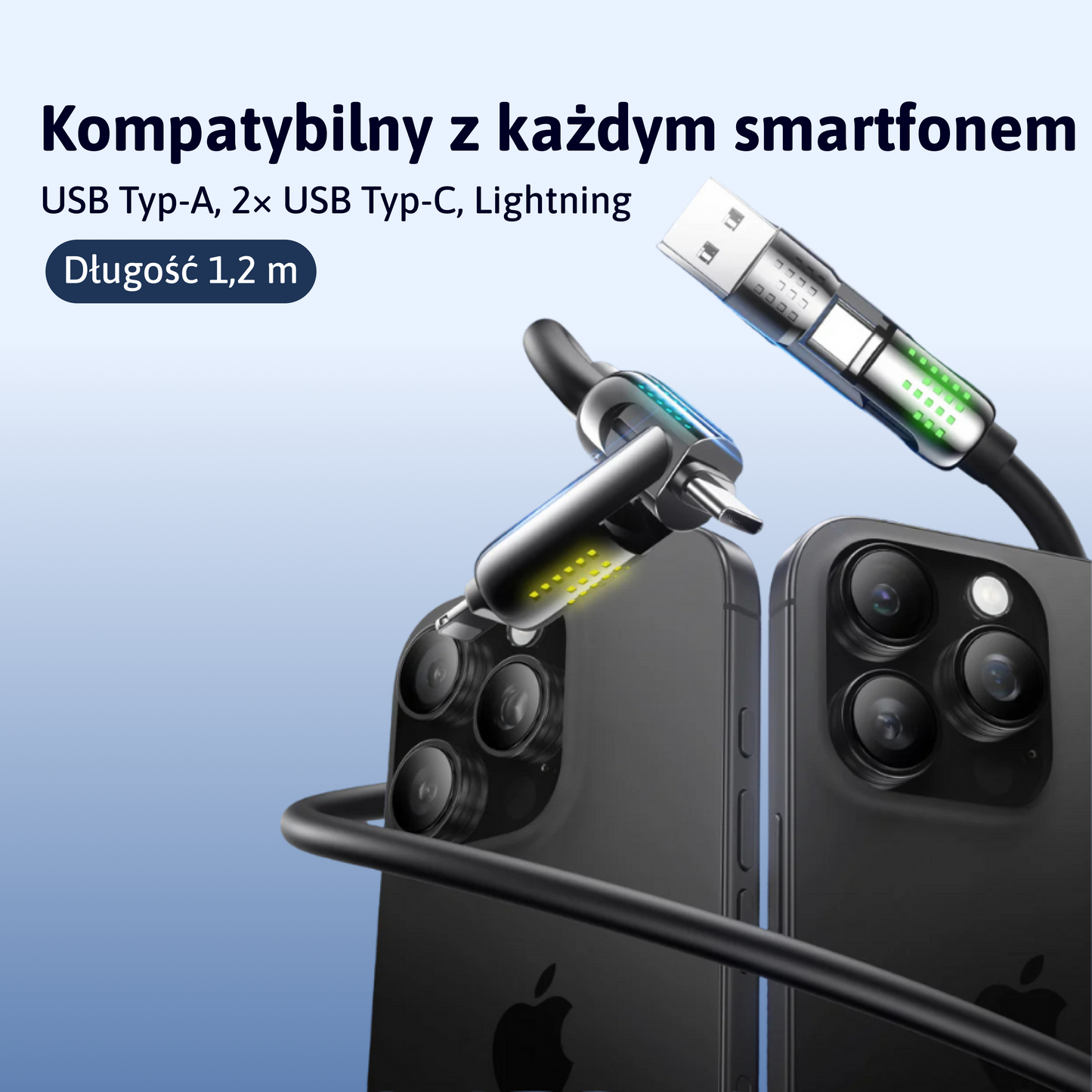 4 w 1 Kabel ładujący
