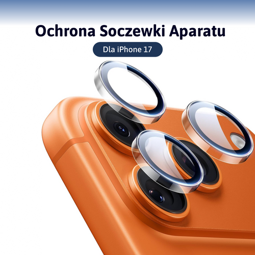 Ochrona soczewki iPhone 17/ Air/ Pro/ Pro Max