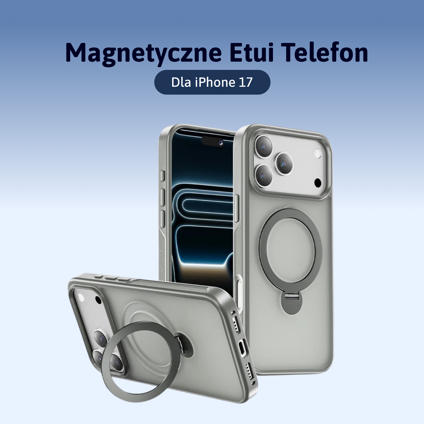 Magnetyczne Etui Telefon iPhone 17/ Air/ Pro/ Pro Max