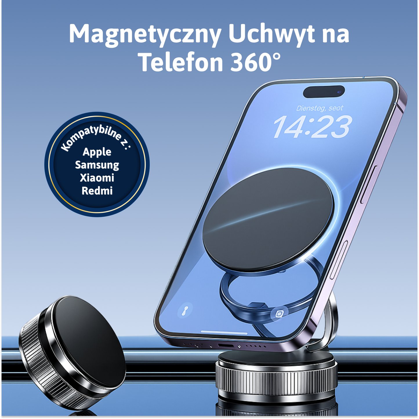 Magnetyczny Uchwyt na Telefon 360°