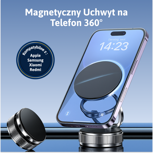 Magnetyczny Uchwyt na Telefon 360°