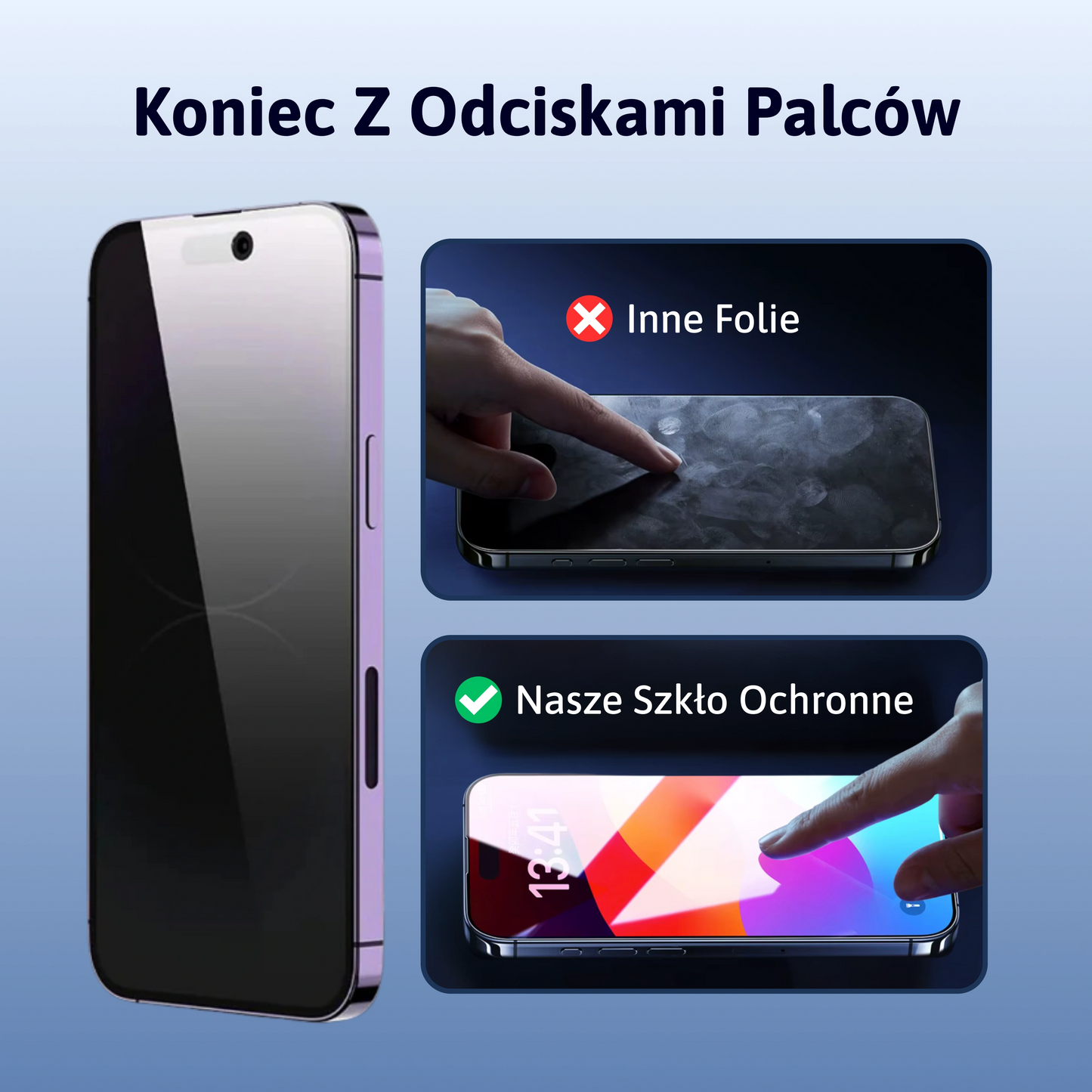 3-w-1 Szkło Ochronne - iPhone